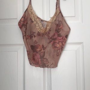 Motel Rocks mesh crop top